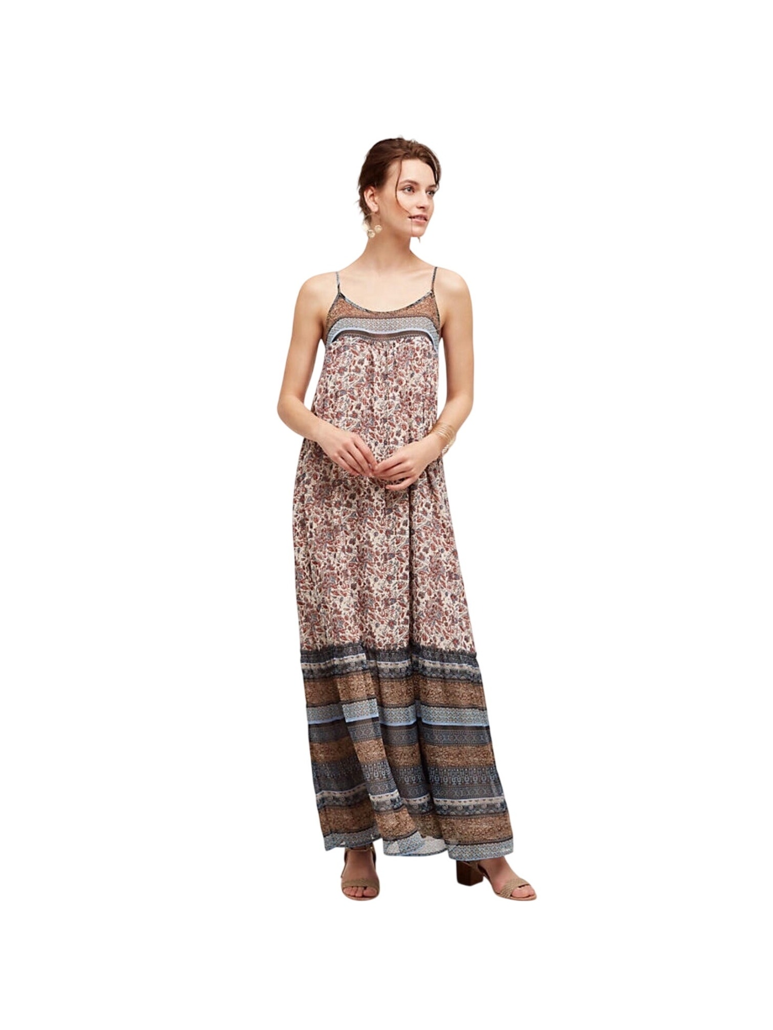 Anthropologie Floreat Anja Boho Maxi Dress